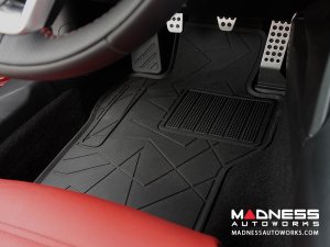FIAT 124 Floor Mats - All Weather - Rubber - Premium 